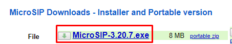 MicroSIP file