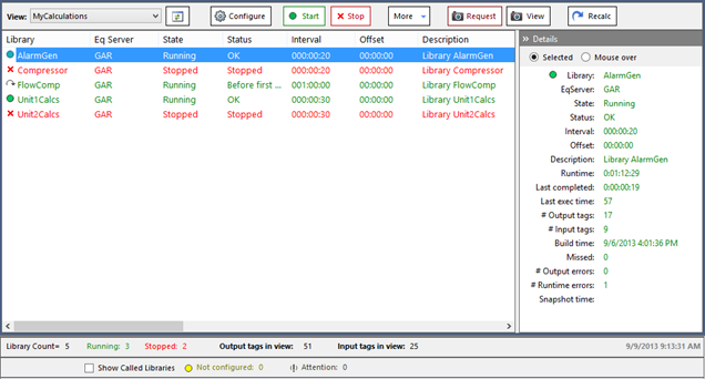 Equation Scheduler